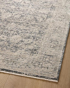 Loloi Amber Lewis Alie Collection ALE-05 Charcoal/Beige 7'-10'' x 7'-10'', .13'' Pile Height, Round Area Rug