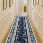 Washable Area Rug. Modern Farmhouse. Vintage. Turkish. Bohemian. Distressed. Oriental. Traditional. Rugs for Living Room. Dining. Bedroom. Office. Entryway. Foyer. (862CN, 2'5 x 9'8)
