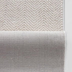Well Woven Custom Size Hallway & Stair Runner- Harlow Pompeii Ivory 27 Inches Wide x 5 Feet Long Runner (27" x 5') Runner Rug - Modern Chevron Pattern, Ultra-Soft, Easy-Clean