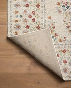 Loloi Rifle Paper Co. Laurel Collection LAU-02 Linen 5'-3" x 7'-8" Area Rug