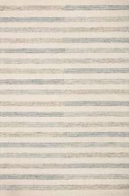 Loloi Chris Loves Julia Chris Collection CHR-05 Ivory/Slate 8'-6'' x 11'-6'', .50" Pile Height, Area Rug