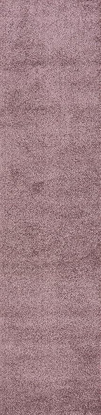 Eyely UES100R-214 Supersoft Haze Solid Low-Pile Indoor Runner Rug, Coastal, Bohemian, Minimalist, Classic, Casual for Bedroom,Kitchen,Living Room,Non Shedding,Easy-Washing, Purple, 2 X 14