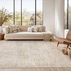 Valenrug Washable Rugs 5x7 - Non Slip 5x7 Area Rugs for Living Room, Stain Resistant Area Rugs for Bedroom, Foldable Machine Washable Area Rug(5'x7', Brown)