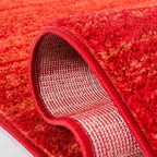 SAFAVIEH Area Rug 9x12 - Adirondack Collection - Large - Red & Grey, Modern Ombre Design, Non Shedding & Easy to Clean, Ideal for Living Room, Bedroom, Office, Dining Space (ADR113Q)