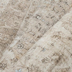 Beige Area Rug 2x3 Washable Vintage Entryway Carpet Low Pile Non Slip Distressed Door Mat Soft Traditional Retro Oriental Small Accent Throw Rug for Kitchen Bedroom Office Bathroom Laundry