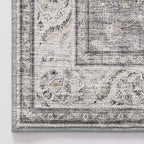 LUMI 5x8 Washable Area Rug for Living Room, Ultra Soft Traditional Vintage Rugs Non Slip with Rubber Backing, Low Profile, High Traffic, Stain Resistant Carpets, Ideal for Bedroom, Dining Room, Indoor