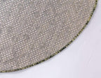 Unique Loom Outdoor Trellis Collection Area Rug - Tribal Trellis (5' 3" Round, Green/ Natural)