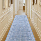 Fame Living Washable Area Rug. Modern Farmhouse. Vintage. Turkish. Bohemian. Distressed. Oriental. Traditional. Rugs for Living Room. Dining. Bedroom. Office. Entryway. Foyer. (866CBl, 2'5" x 6'5")