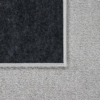 Paco Home Solid Area Rug in Silver Modern Plain Design, Size: 4' x 5'7"