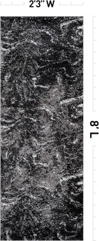 Rugshop Abstract Marble Shag Runner Rug Anthracite Dark Gray 2' 3" x 8' Perfect for Hallways, Kitchens, or Behind The Sofa