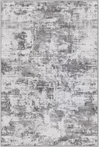 LUMI 5x8 Washable Area Rug for Living Room, Ultra Soft Modern Neutral Grey Rugs Non Slip with Rubber Backing, Low Profile, High Traffic, Stain Resistant Carpets, Ideal for Bedroom, Dining Room
