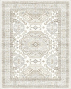 Area Rugs 8x10 for Living Room,Washable Boho 8x10 Area Rugs for Bedroom,Non Slip Carpet for Kitchen, Dining Room, Indoor, Kids Playroom Soft Low-Pile Rug, Thickness 0.2 Inches, Beige/Neutral