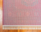 Unique Loom Tekke Collection Over-Dyed Saturated Traditional Torkaman Area Rug (5' 0 x 8' 0 Rectangular, Red/Black)
