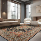 Area Rug Non Slip Machine Washable Ultra Soft Living Room/Bedroom/Kitchen/Outdoor/Classroom Maroon, 8'×10'