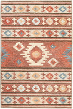 Dash & Albert Canyon Natural Machine Washable Rug, 7.5 X 9.5 Feet, Natural Geometric Pattern - Premium Luxury Hotel Quality Soft Breathable Hypoallergenic Machine Washable Easy Care All Season