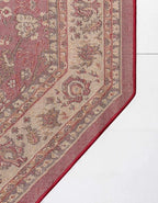 Unique Loom Sialk Hill Collection Area Rug - Washington (7' 11" Octagon Burgundy/Cream)