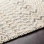 Mark&Day Area Rugs, 9x12 Greensburg Global Cream Area Rug, Cream Grey Carpet for Living Room, Bedroom or Kitchen (8'10" x 12')