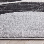 Well Woven Dulcet Bingo Grey Modern Geometric 5'3" x 7'3" Area Rug