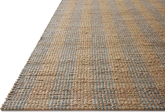 Loloi Chris Loves Julia Judy Collection JUD-04 Natural/Sky 2'-3" x 3'-9" Accent Rug