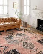 Loloi Jocelyn Collection JOC-06 Rose/Rose 9'-6" x 12'-6" .38" Thick Area Rug