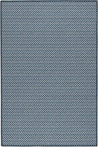 Dash and Albert Herringbone Machine Washable Area Rug - 2' x 3' Navy - Geometric Accent Rug - Anti-Slip Backing, Lightweight, Machine Washable, High Traffic Areas Kitchen, Mudroom, Laundry Room