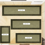 Machine Washable Runner Rug 24" x 70", Non Slip Kitchen Mat for Floor, Absorbent Entryway Rug for Kitchen, Bedroom, Hallway, Bathroom, Door (Roll Packing)