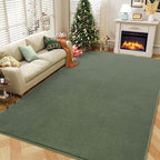 Amearea Large Modern Area Rugs for Bedroom Living Room, 6x9 Feet Sage Green Thickened Memory Foam Rug, Fluffy Indoor Washable Rugs Non Slip Minimalist Carpet for Boys Girls Dorm Nursery Room Decor