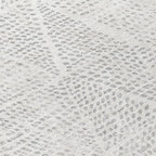 Addison Rugs Chantille ACN591 Silver 2'3" x 7'6" Indoor Outdoor Hallway Runner Rug, Stain Resistant Washable Kitchen Area Carpet for Bathroom, Laundry and Bedroom Rug