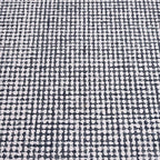 Hand-Tufted 100% Wool Pile Area Rug – Geometric Textured Grid Check Pattern – Thick and Durable Floor Carpet for Bedroom, Living Room, Kids Room, and Dining Area (Charcoal Gray, 9' x 11')