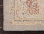 Unique Loom Versailles Collection Traditional Classic Floral Motif Area Rug (5' 0 x 8' 0 Rectangular, Slate Blue/ Ivory)