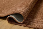 Loloi Leanne Ford Craven Collection CVN-02 Spice/Rose 3'-6" x 5'-6" Accent Rug Geometrical, Patterned, Neutral, Entryway, Mudroom, Bathroom, and Kitchen
