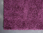 Unique Loom Solid Shag Collection Area Rug (9' x 12' Rectangle, Eggplant Purple)