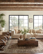 Loloi Magnolia Home by Joanna Gaines Sinclair Collection SIN-01 Rust/Lagoon 2'-3" x 11'-6", .25" Pile Height, Machine Washable, Runner Rug