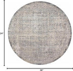 Loloi Amber Lewis Alie Collection ALE-04 Sky/Stone 2'-3'' x 3'-10'', .13'' Pile Height, Accent Rug