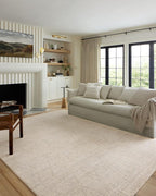 Loloi Kamala Collection KAM-03 Natural/Mist 4'-0" x 6'-0" Accent Rug