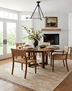 Loloi Angela Rose Rivers Collection RIV-04 Natural/Ivory 3'-6" x 5'-6" Reversible Accent Rug