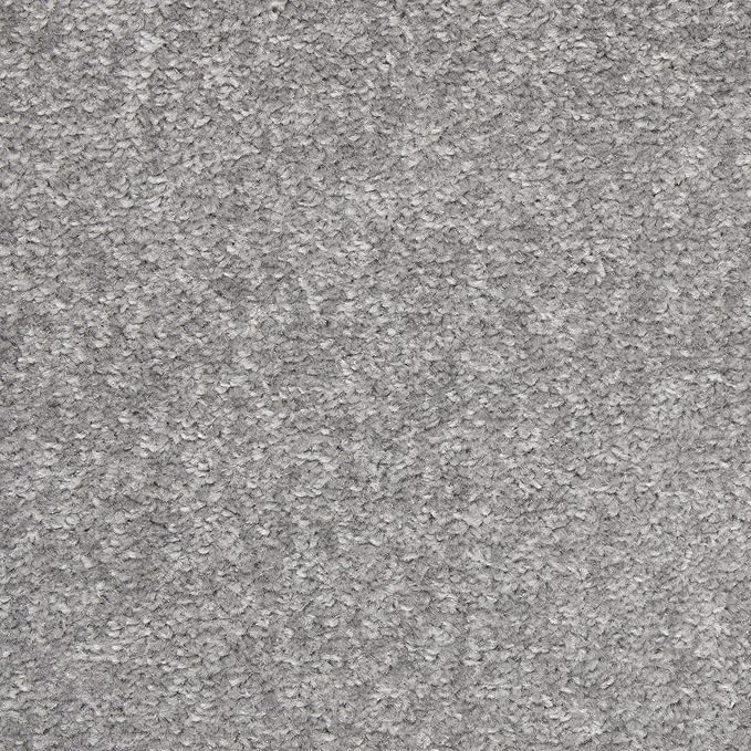 Nourison Home Nourison Essentials Silver Grey 2'2" x 18' Area Rug - Easy Clean, Non Shedding, Bed Room, Living Room, Dining Room, Kitchen (18' Runner)