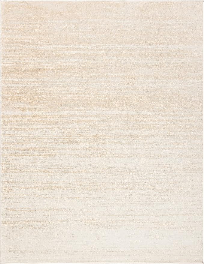 SAFAVIEH Area Rug 11x15 - Adirondack Collection - Large - Champagne & Cream, Modern Ombre Design, Non Shedding & Easy to Clean, Ideal for Living Room, Bedroom, Office, Dining Space (ADR113W)