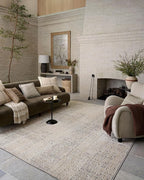 Loloi Amber Lewis Bexley Collection BEX-03 Natural/Slate 2'-7" x 10'-0" Runner Rug Neutral, Textured, Living, Bedroom, Dining, Carpet