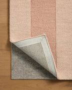 Loloi Leanne Ford Craven Collection CVN-01 Blush/Rose 2'-6" x 9'-9" Runner Rug Geometrical, Patterned, Neutral, Hallway, Kitchen, Mudroom, and Bathroom