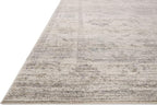 Loloi Magnolia Home by Joanna Gaines Millie Collection MIE-01 Silver/Dove 2'-7" x 8'-0", .25" Pile Height, Runner Rug
