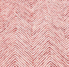 Modern Herringbone Chevron Collection Handcrafted Wool Area Rug - Durable, Zigzag Pattern, for High Traffic, Contemporary Design for Living Room, Bedroom, Dining Room Decor (Blush Pink, 6' x 8')