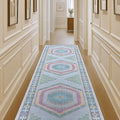 Fame Living Washable Area Rug. Modern Farmhouse. Vintage. Turkish. Bohemian. Distressed. Oriental. Traditional. Rugs for Living Room. Dining. Bedroom. Office. Entryway. Foyer. (856GP, 2'5" x 9'8")