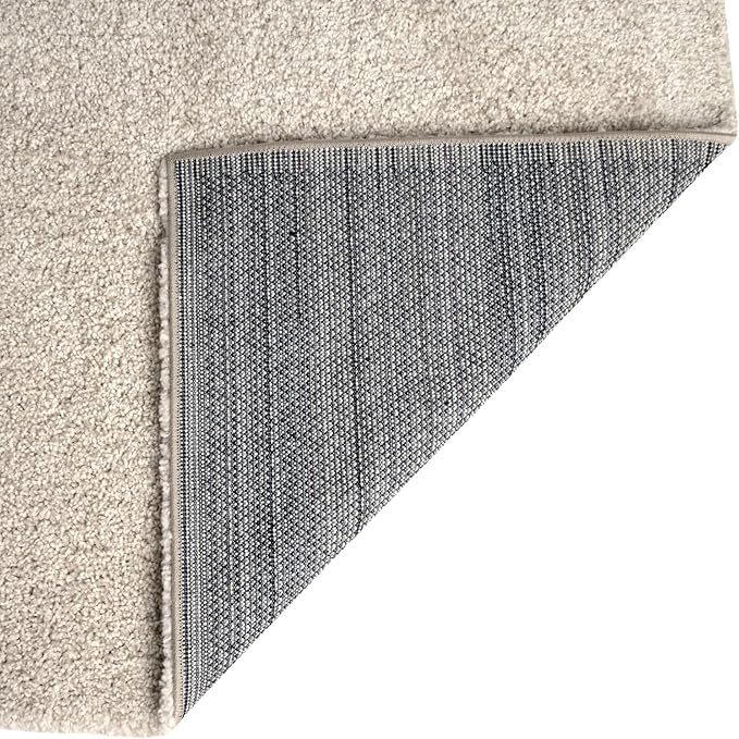 Unique Loom Solo Collection Area Rug - Calabasas (7' 1" x 10' Rectangle, Ivory)