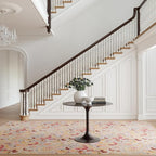 Dash & Albert INES Multi Machine Washable Rug, Runner-2.5 X 8 Feet, Multicolored/Yellow Floral Pattern