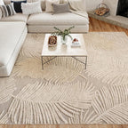 Nourison Home Suncoast Beige 7'10" x 9'10" Area Rug - Easy Clean, Non Shedding, Bed Room, Living Room, Dining Room, Kitchen (8' x 10')