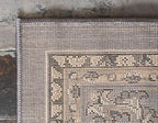 Unique Loom Sialk Hill Collection Area Rug - Washington (2' 7" x 10' Runner Gray/Black)
