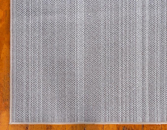 Unique Loom Solo Collection Area Rug - Calabasas (5' 3" x 7' 7" Rectangle, Ivory)