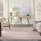 Nourison Home Nourison Essentials Pink 8' x 10' Area Rug - Easy Clean, Non Shedding, Bed Room, Living Room, Dining Room, Kitchen (8' x 10')