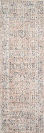 Loloi II Skye Collection SKY-01 Blush/Grey 7'-6" x 9'-6" Area Rug
